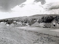 Bar U Ranch Buildings - 1947